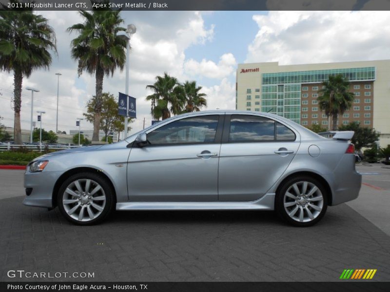  2011 Lancer GTS Apex Silver Metallic