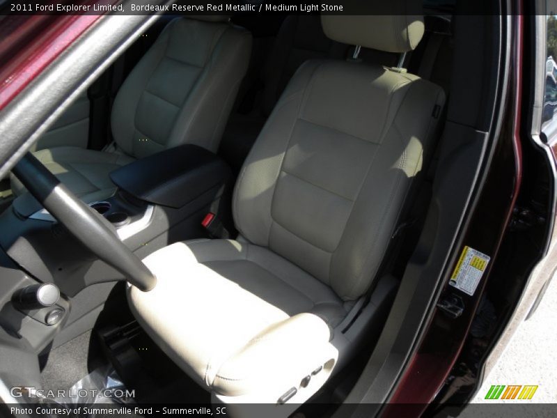 Bordeaux Reserve Red Metallic / Medium Light Stone 2011 Ford Explorer Limited