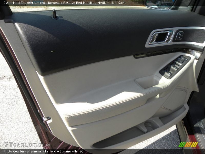 Bordeaux Reserve Red Metallic / Medium Light Stone 2011 Ford Explorer Limited