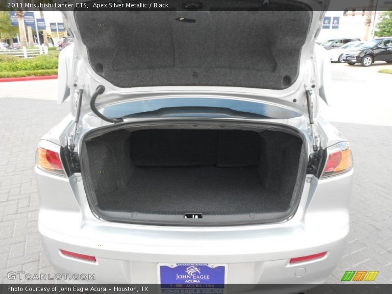 Apex Silver Metallic / Black 2011 Mitsubishi Lancer GTS
