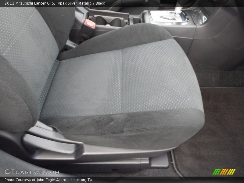 Apex Silver Metallic / Black 2011 Mitsubishi Lancer GTS