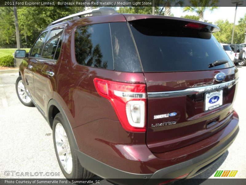 Bordeaux Reserve Red Metallic / Medium Light Stone 2011 Ford Explorer Limited