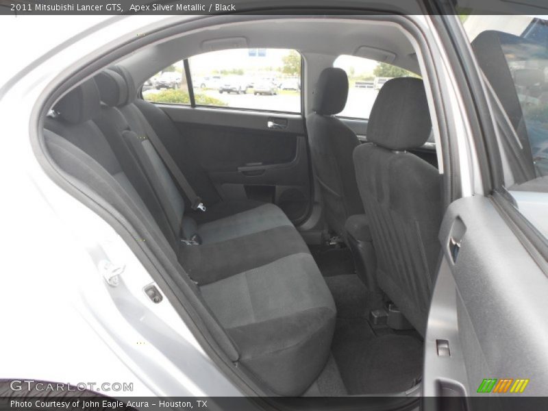 Rear Seat of 2011 Lancer GTS