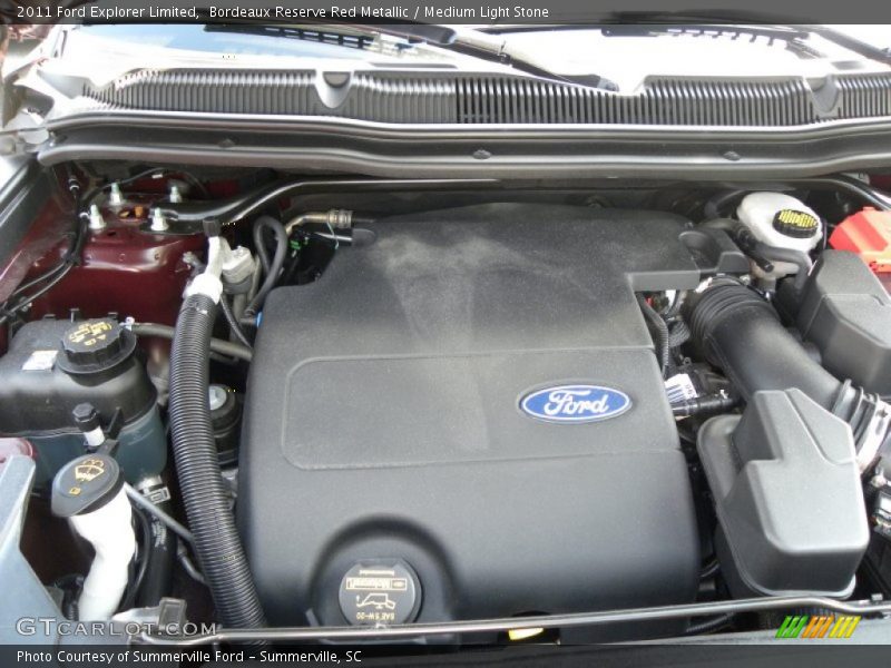 Bordeaux Reserve Red Metallic / Medium Light Stone 2011 Ford Explorer Limited