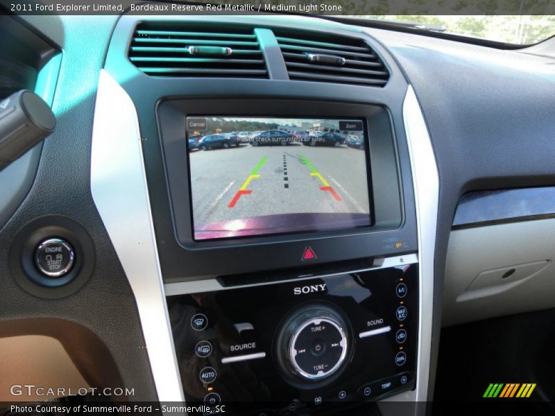 Bordeaux Reserve Red Metallic / Medium Light Stone 2011 Ford Explorer Limited