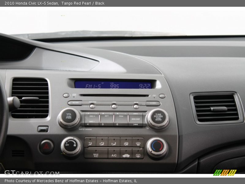 Tango Red Pearl / Black 2010 Honda Civic LX-S Sedan