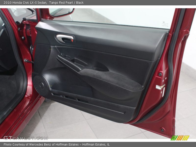 Tango Red Pearl / Black 2010 Honda Civic LX-S Sedan