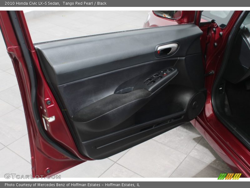 Tango Red Pearl / Black 2010 Honda Civic LX-S Sedan