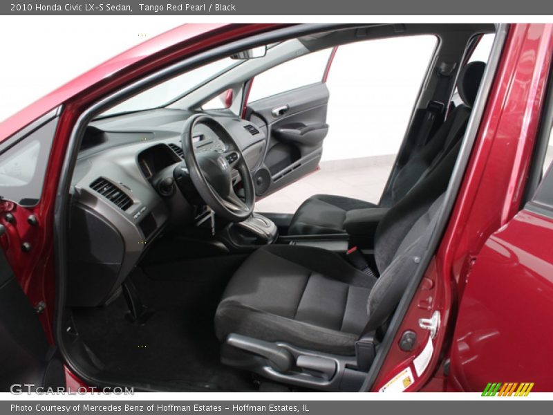 Tango Red Pearl / Black 2010 Honda Civic LX-S Sedan