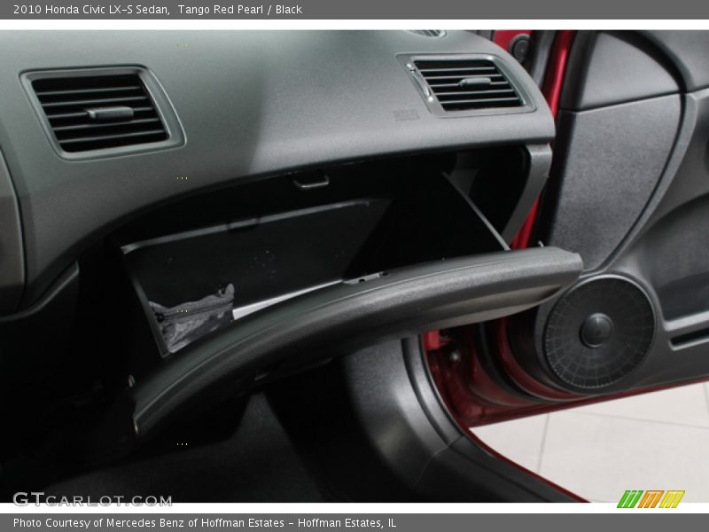 Tango Red Pearl / Black 2010 Honda Civic LX-S Sedan