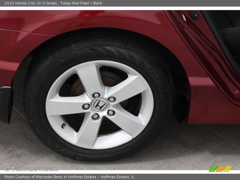 Tango Red Pearl / Black 2010 Honda Civic LX-S Sedan