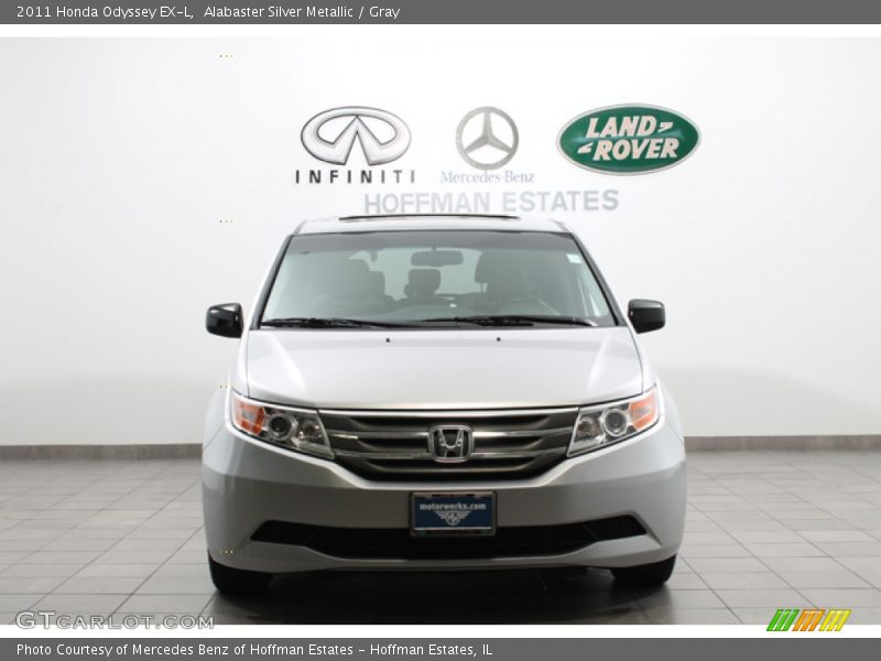 Alabaster Silver Metallic / Gray 2011 Honda Odyssey EX-L