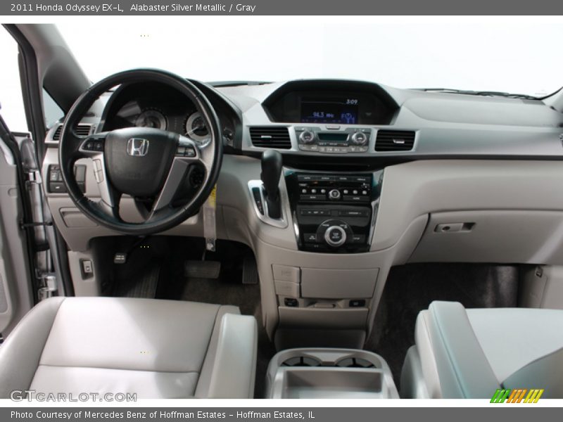 Alabaster Silver Metallic / Gray 2011 Honda Odyssey EX-L