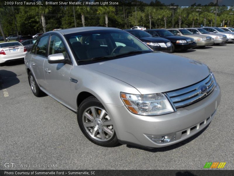 Brilliant Silver Metallic / Medium Light Stone 2009 Ford Taurus SEL
