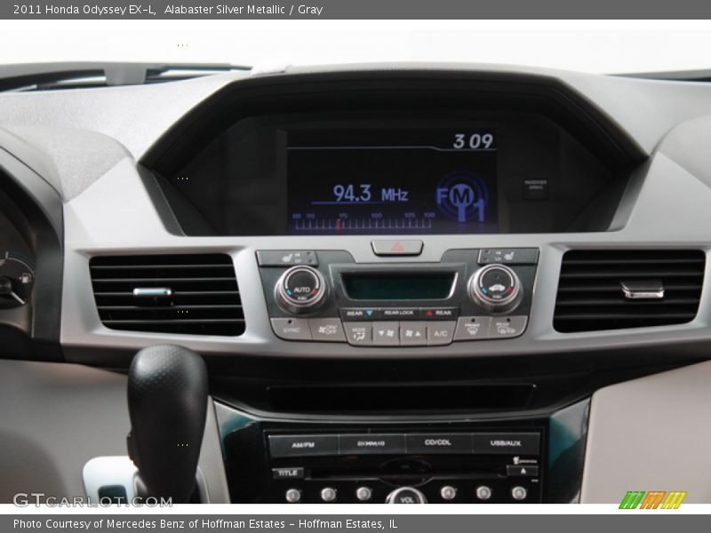 Alabaster Silver Metallic / Gray 2011 Honda Odyssey EX-L