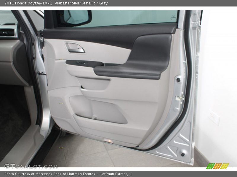 Alabaster Silver Metallic / Gray 2011 Honda Odyssey EX-L