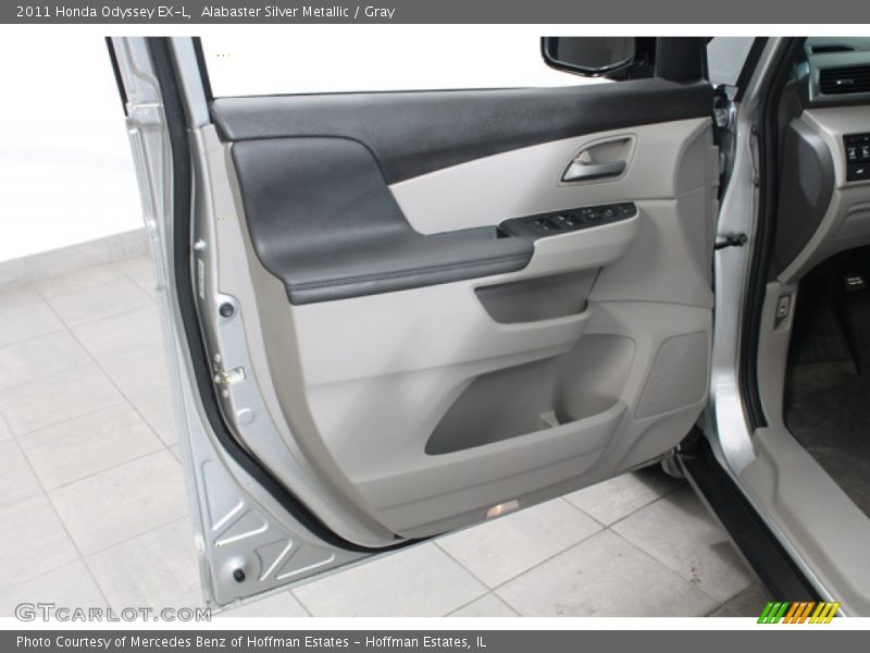 Alabaster Silver Metallic / Gray 2011 Honda Odyssey EX-L