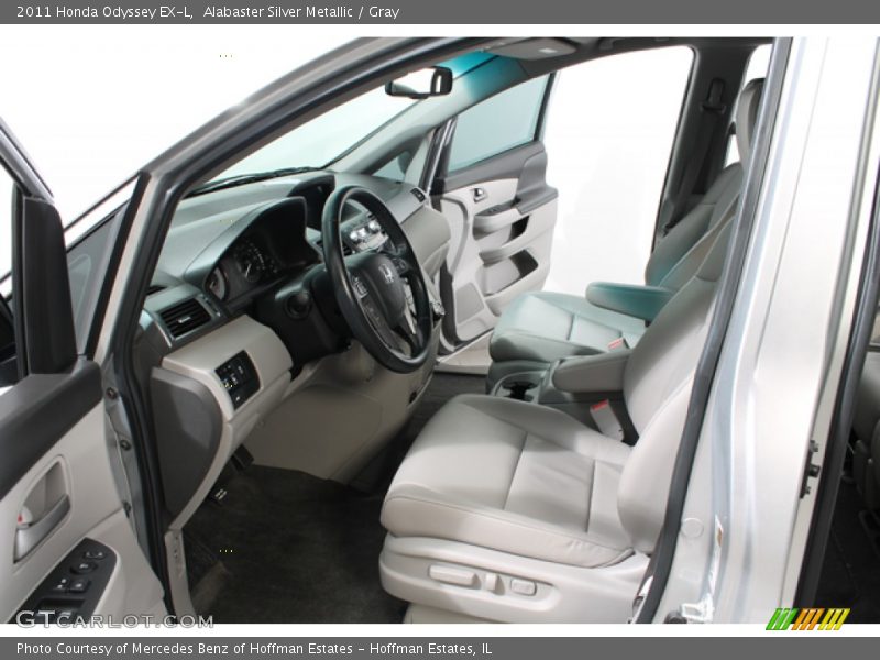 Alabaster Silver Metallic / Gray 2011 Honda Odyssey EX-L