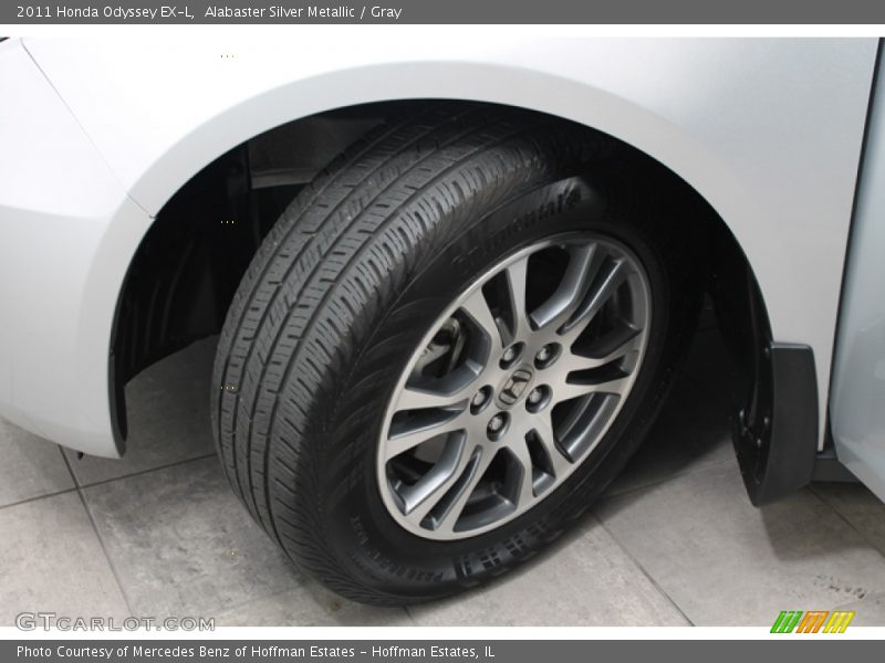 Alabaster Silver Metallic / Gray 2011 Honda Odyssey EX-L