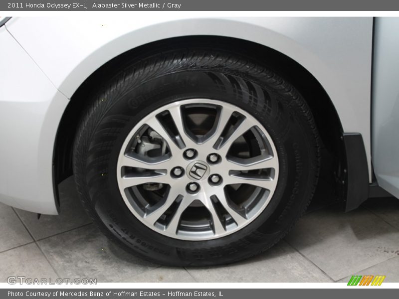 Alabaster Silver Metallic / Gray 2011 Honda Odyssey EX-L