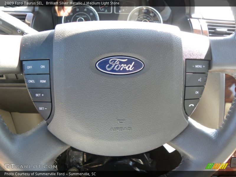 Brilliant Silver Metallic / Medium Light Stone 2009 Ford Taurus SEL