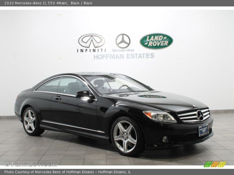 Black / Black 2010 Mercedes-Benz CL 550 4Matic