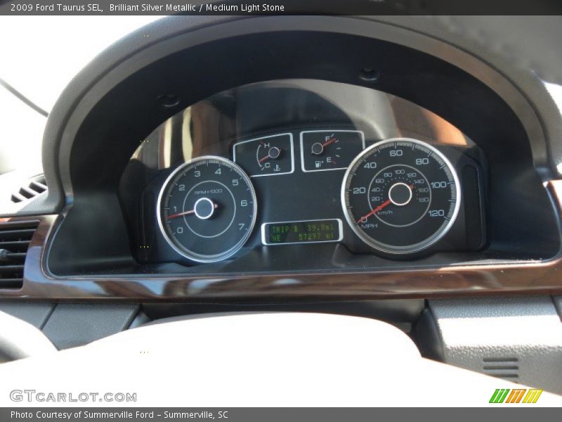 Brilliant Silver Metallic / Medium Light Stone 2009 Ford Taurus SEL