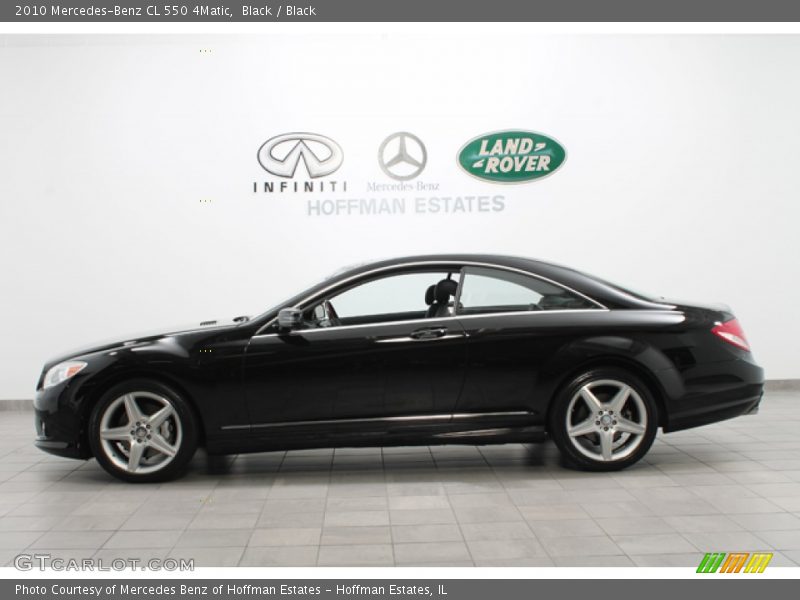 Black / Black 2010 Mercedes-Benz CL 550 4Matic