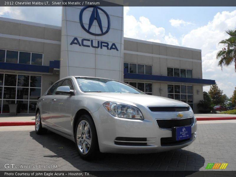 Silver Ice Metallic / Titanium 2012 Chevrolet Malibu LT