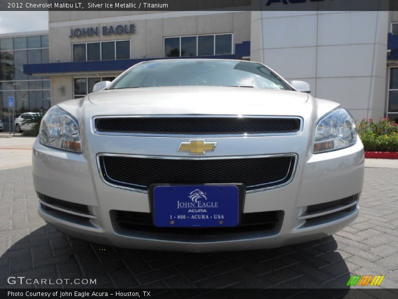 Silver Ice Metallic / Titanium 2012 Chevrolet Malibu LT