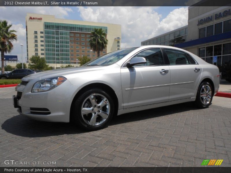 Silver Ice Metallic / Titanium 2012 Chevrolet Malibu LT