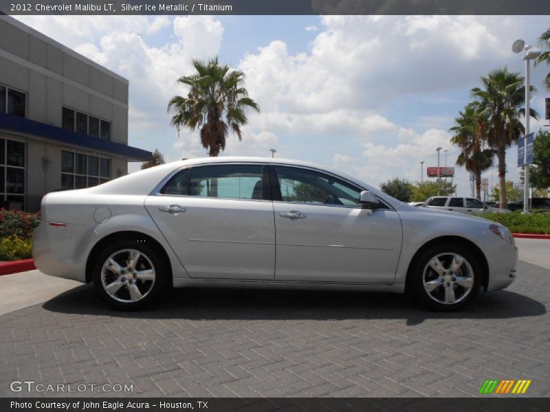 Silver Ice Metallic / Titanium 2012 Chevrolet Malibu LT