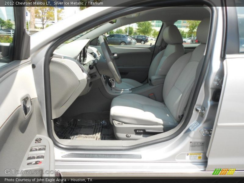 Silver Ice Metallic / Titanium 2012 Chevrolet Malibu LT