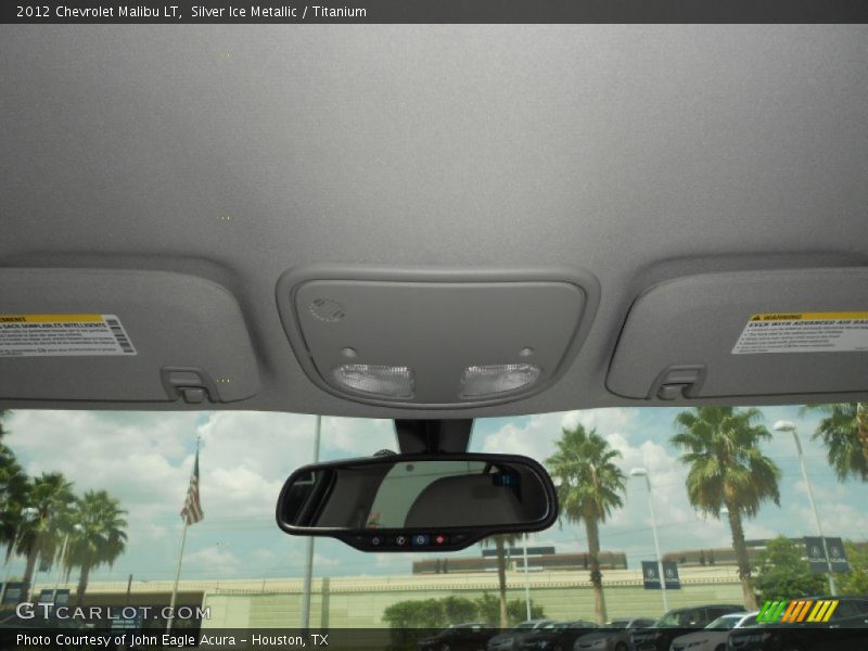 Silver Ice Metallic / Titanium 2012 Chevrolet Malibu LT
