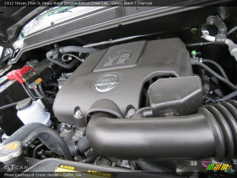  2012 Titan SL Heavy Metal Chrome Edition Crew Cab Engine - 5.6 Liter Flex-Fuel DOHC 32-Valve CVTCS V8