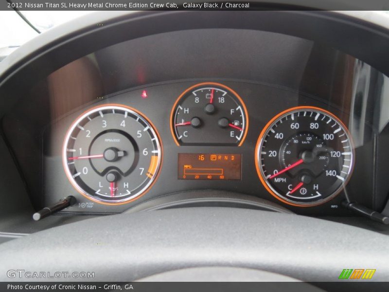  2012 Titan SL Heavy Metal Chrome Edition Crew Cab SL Heavy Metal Chrome Edition Crew Cab Gauges