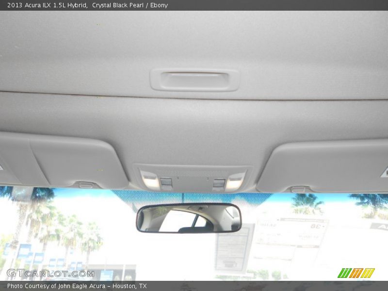 Crystal Black Pearl / Ebony 2013 Acura ILX 1.5L Hybrid
