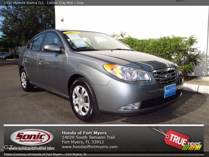 Carbon Gray Mist / Gray 2010 Hyundai Elantra GLS