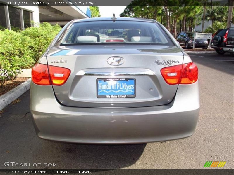 Carbon Gray Mist / Gray 2010 Hyundai Elantra GLS