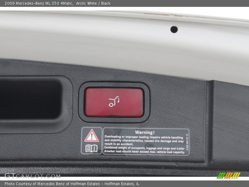 Arctic White / Black 2009 Mercedes-Benz ML 350 4Matic