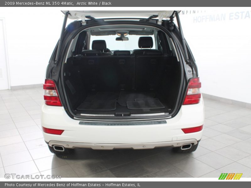 Arctic White / Black 2009 Mercedes-Benz ML 350 4Matic