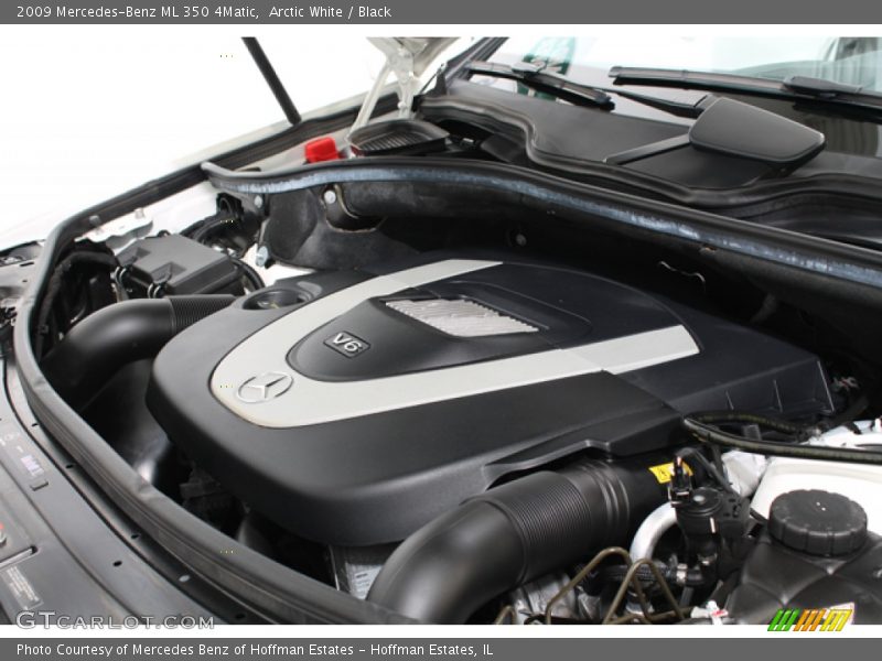 Arctic White / Black 2009 Mercedes-Benz ML 350 4Matic
