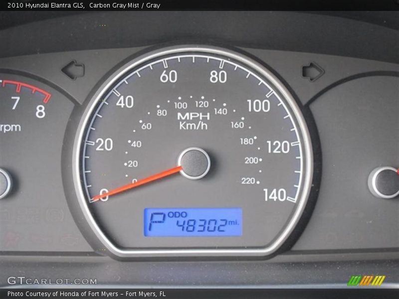 Carbon Gray Mist / Gray 2010 Hyundai Elantra GLS
