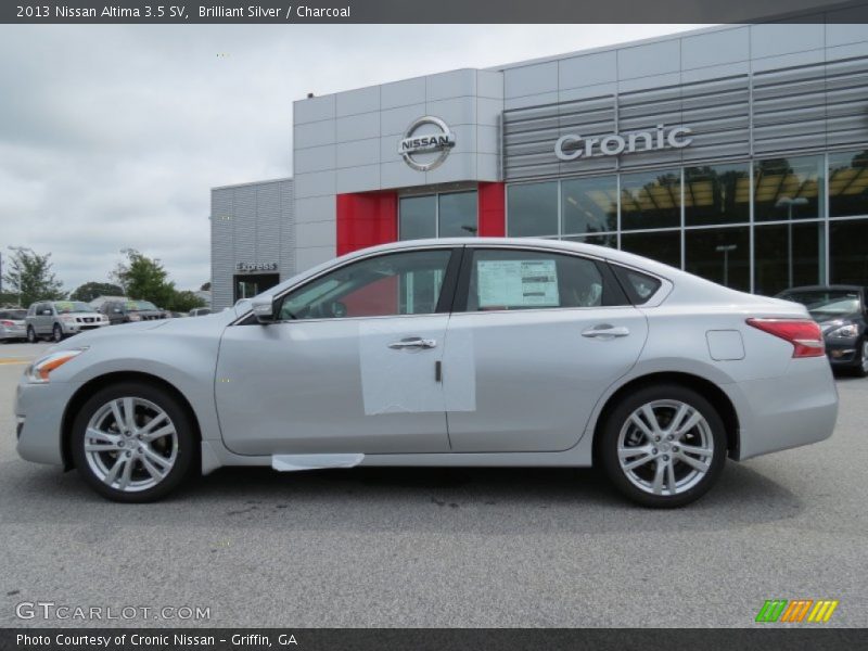 Brilliant Silver / Charcoal 2013 Nissan Altima 3.5 SV