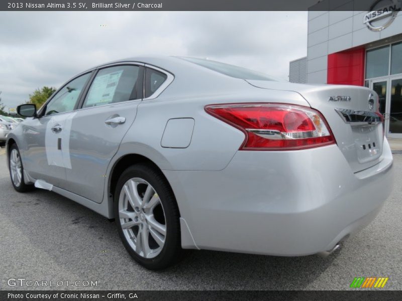 Brilliant Silver / Charcoal 2013 Nissan Altima 3.5 SV
