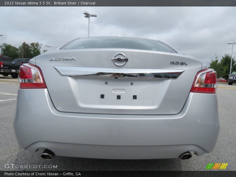 Brilliant Silver / Charcoal 2013 Nissan Altima 3.5 SV