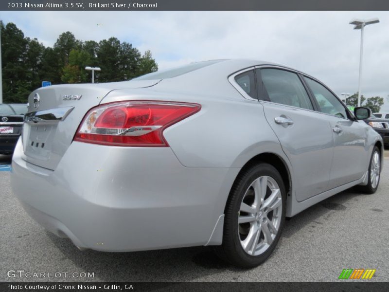 Brilliant Silver / Charcoal 2013 Nissan Altima 3.5 SV