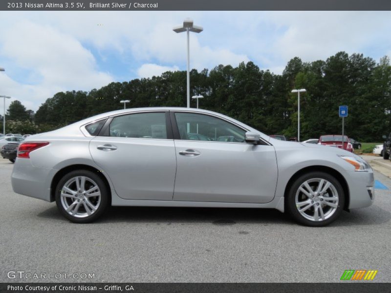 Brilliant Silver / Charcoal 2013 Nissan Altima 3.5 SV