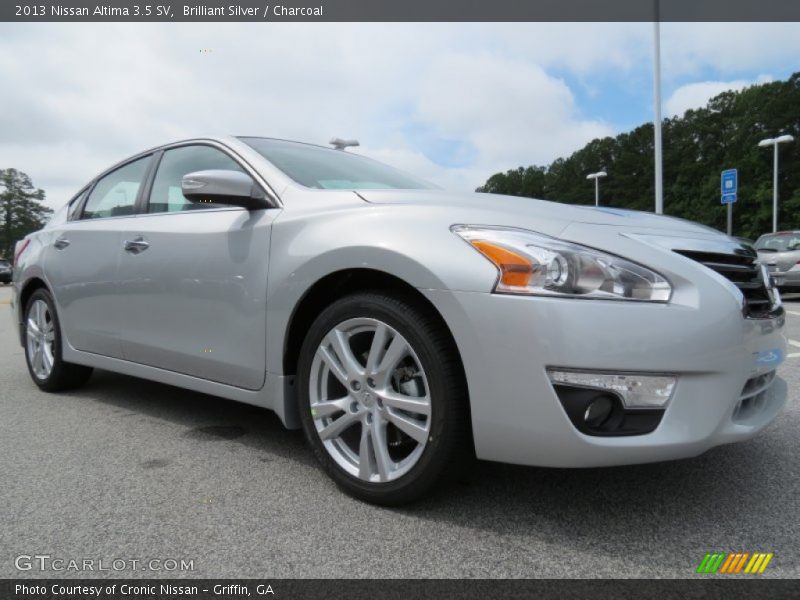 Brilliant Silver / Charcoal 2013 Nissan Altima 3.5 SV