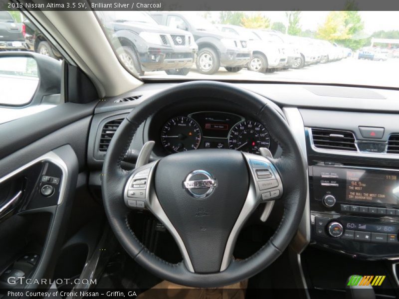 Brilliant Silver / Charcoal 2013 Nissan Altima 3.5 SV
